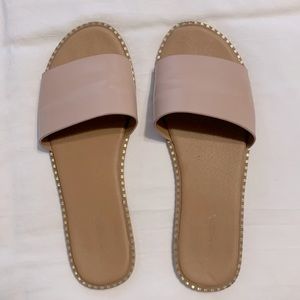 Top Moda Nude Slides Sandals